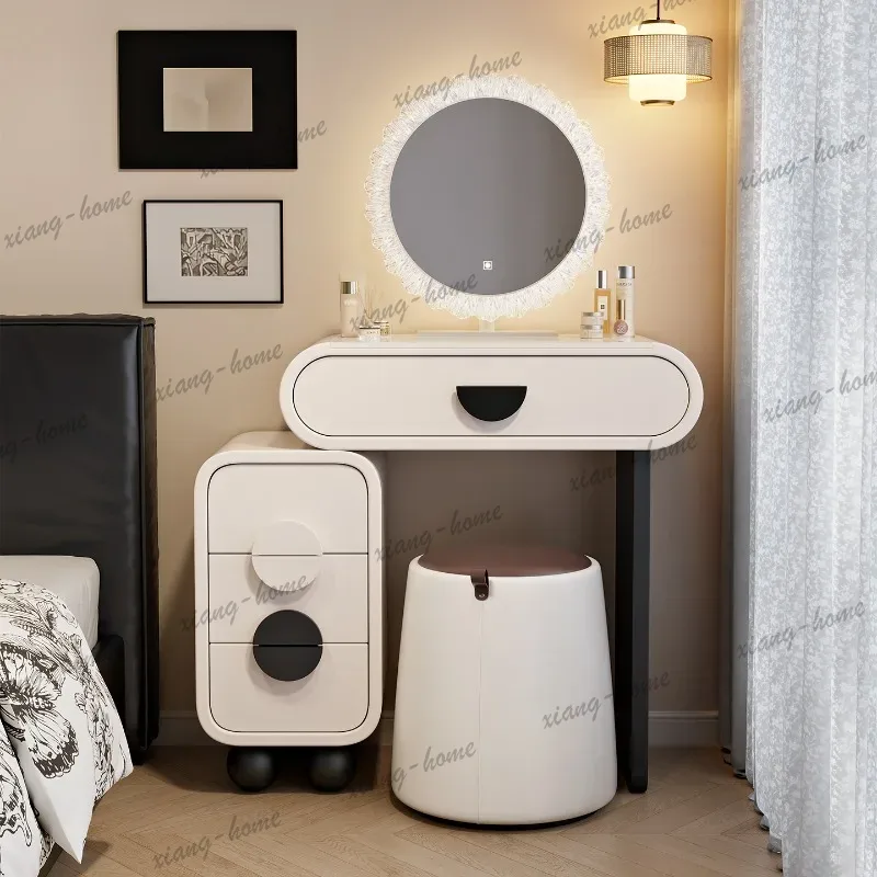 Beauty Without Makeup - White Makeup Dressing Table Mobile Living